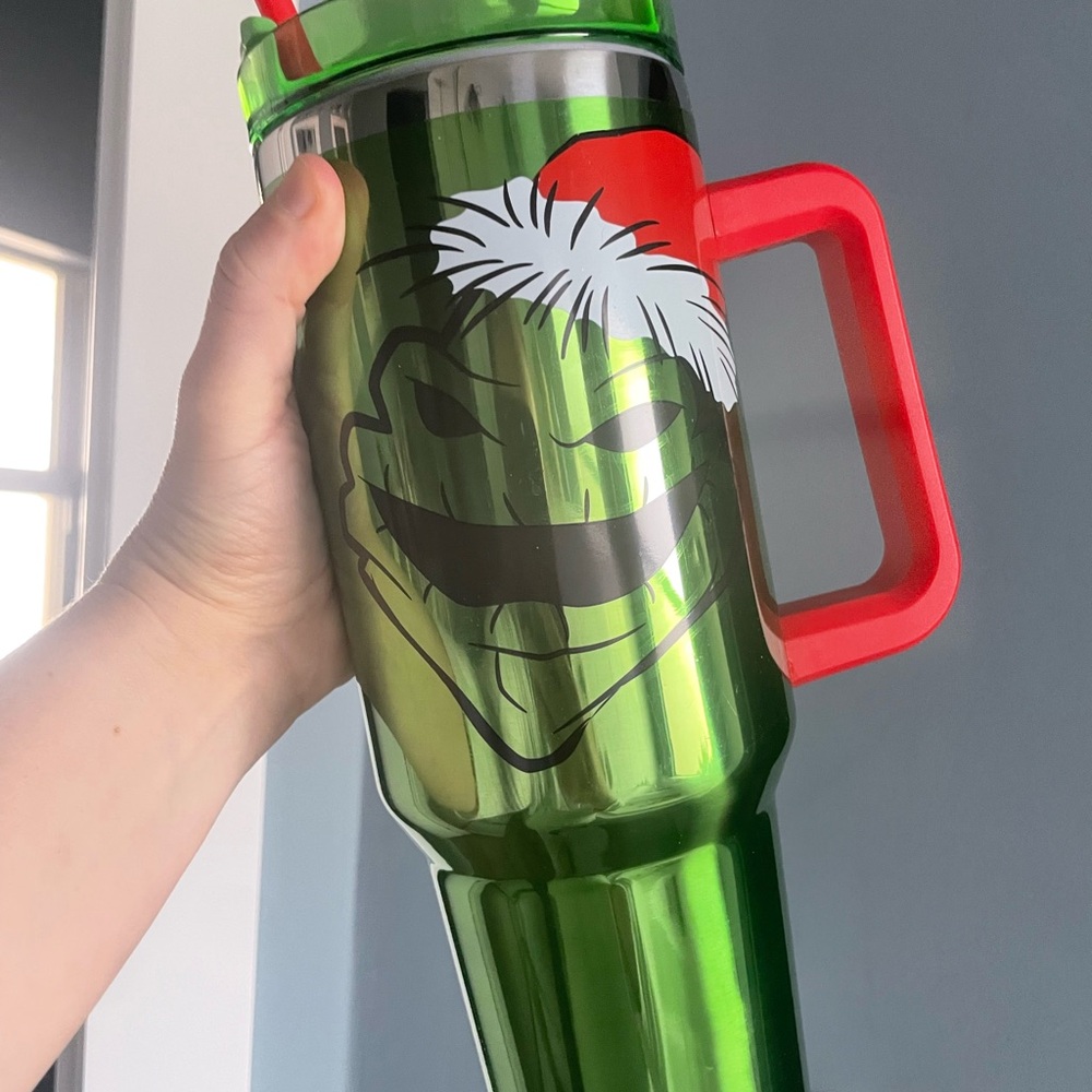 Disney Green and Red Nightmare Before Christmas Tumbler